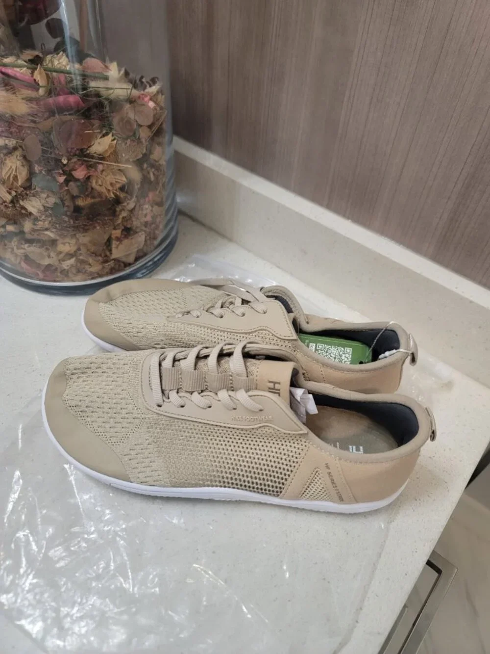 Hike Footwear HF Stride Shoes Beige US 9.5 Women's Athletic Sneakers NWT New